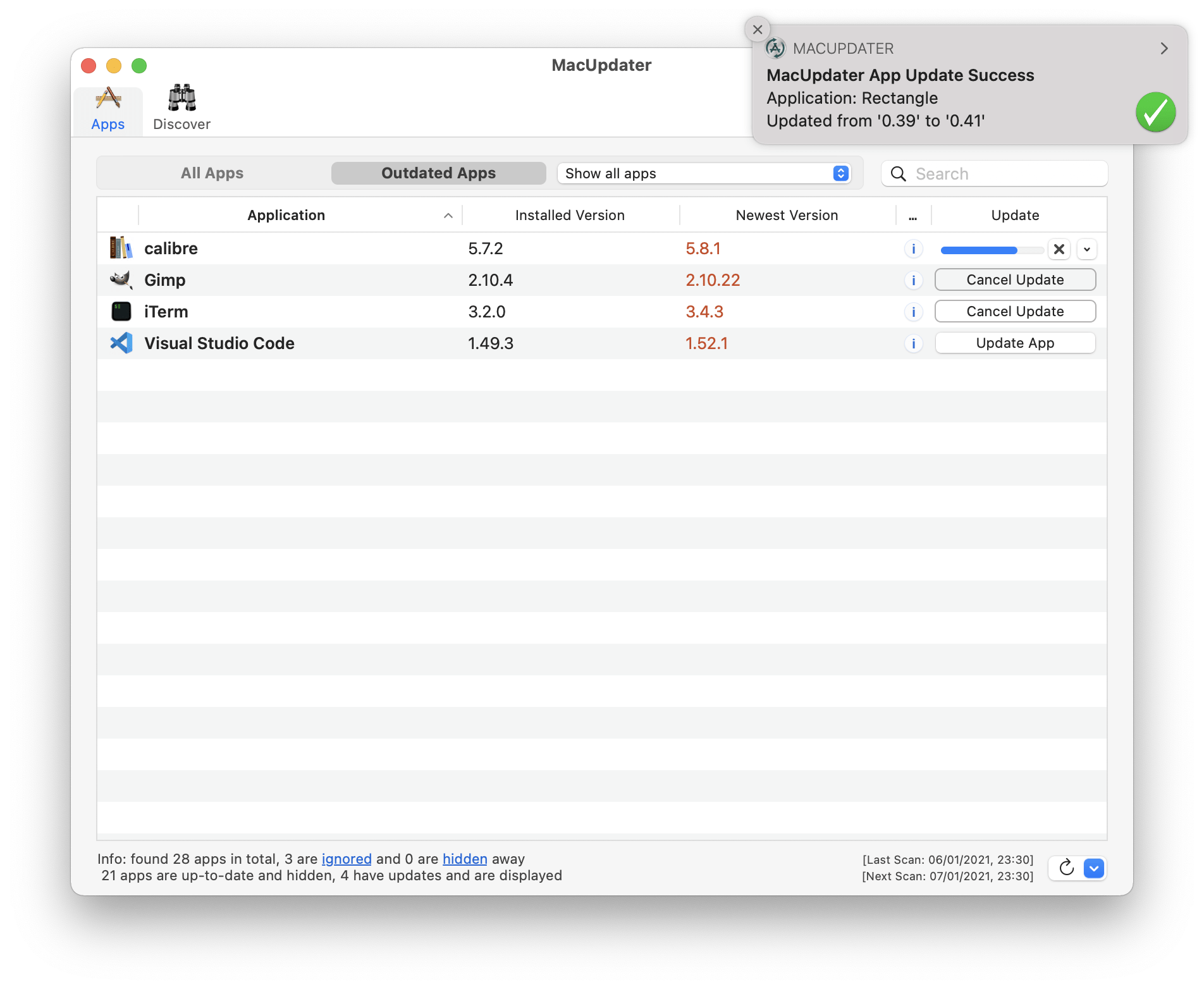 MacUpdater Automatically Identifies Mac Apps in Need of Updates Image