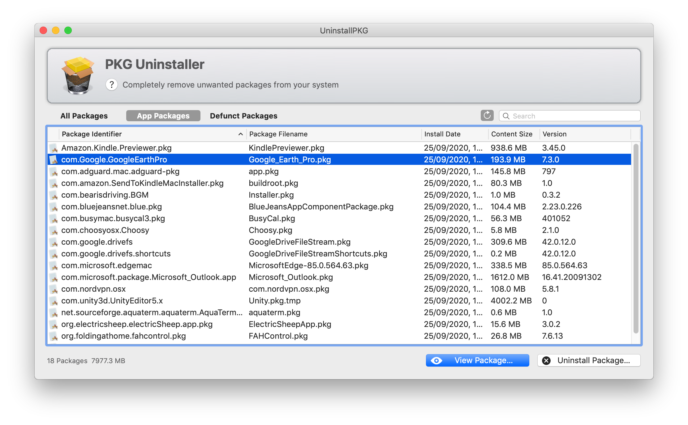 UninstallPKG Mac 破解版 实用的PKG完全卸载工具